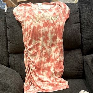 Tye dye pink dress
